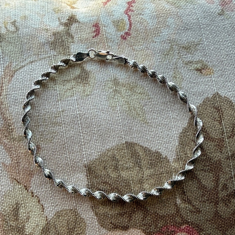 Sterling Twisted Bracelet